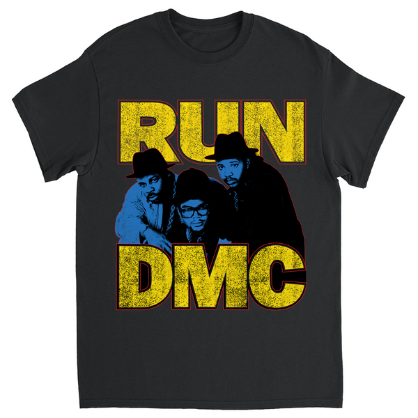 DMC Store Blue Tee RUN - RUN DMC Tones Official